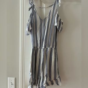 AEO stripped romper